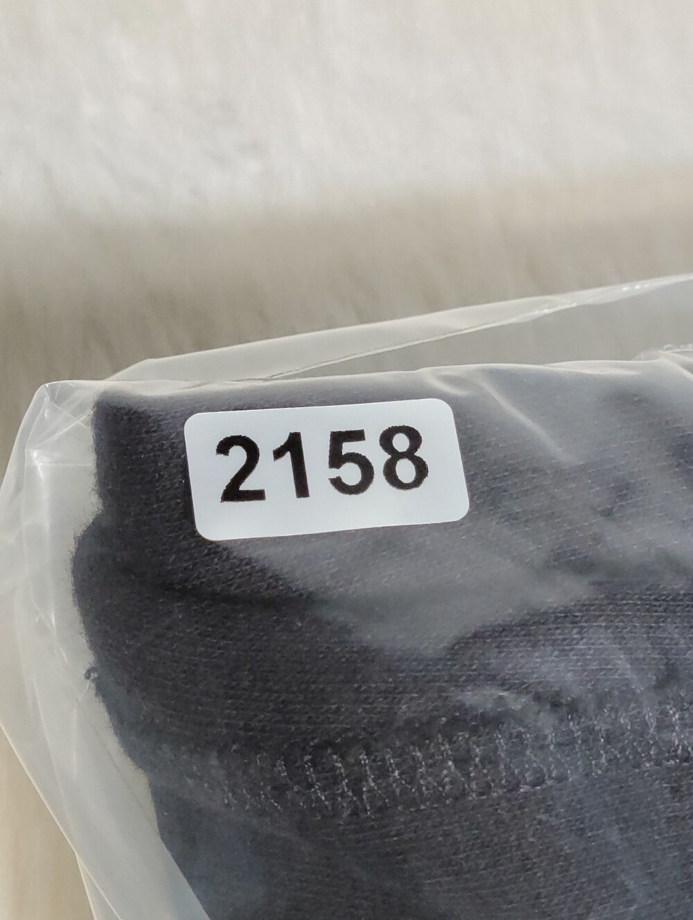 SKIMS Cotton Fleece Classic Straight Leg Pants Black Onyx Women XXS NEW - Picture 6 of 6
